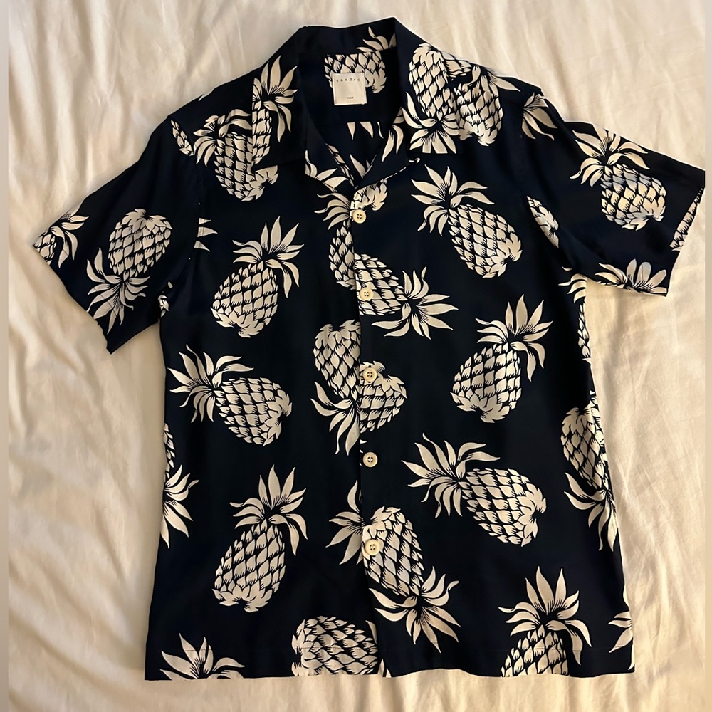 Sandro Hawaiian shirt size S
